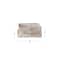 Hello Honey® Large Natural Rectangular Hemp Fiber & Metal Bin with Cotton Canvas Lining & Handle
